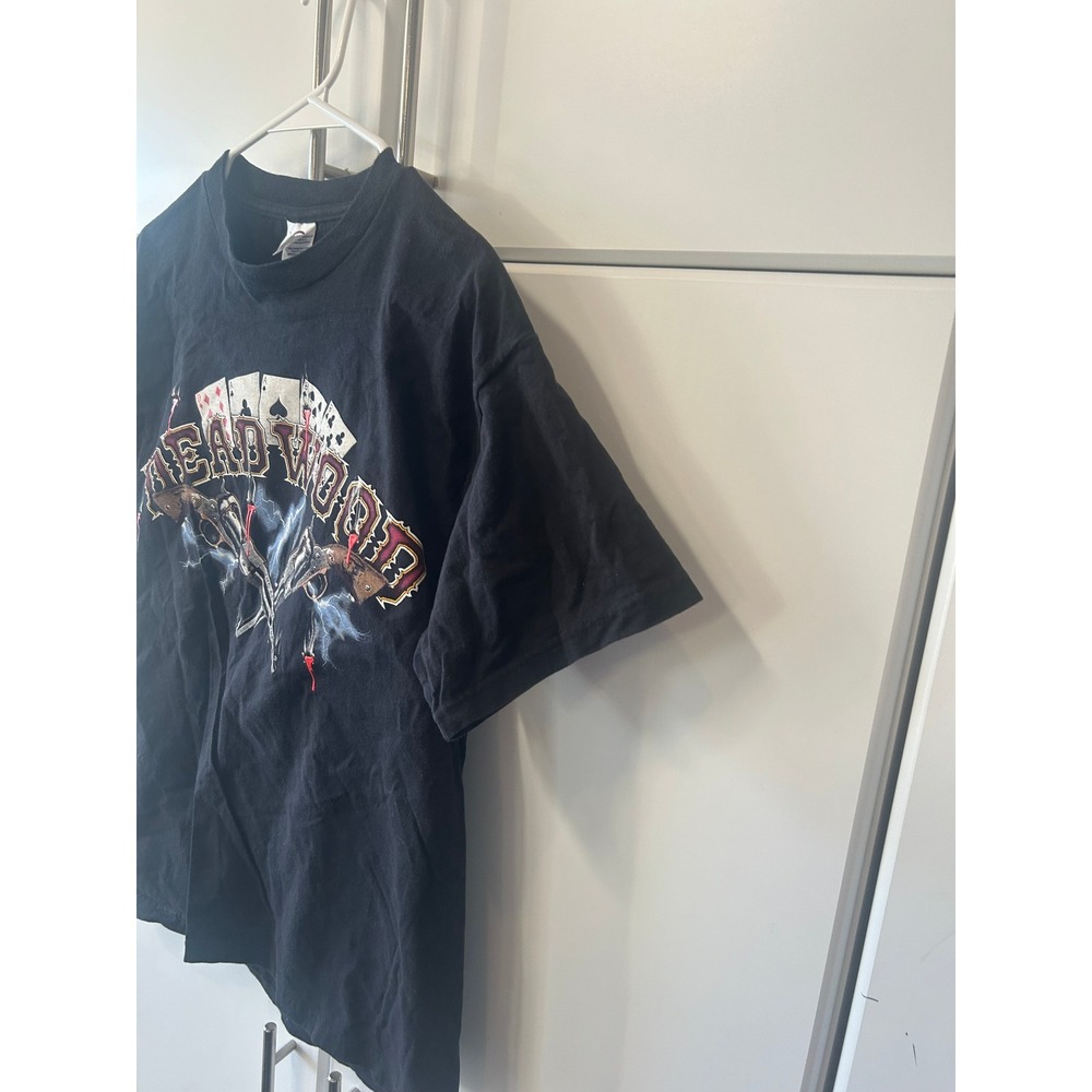 Vintage Deadwood South Dakota Graphic T Shirt Delta Pro Weight Black Mens Medium - Picture 8 of 16